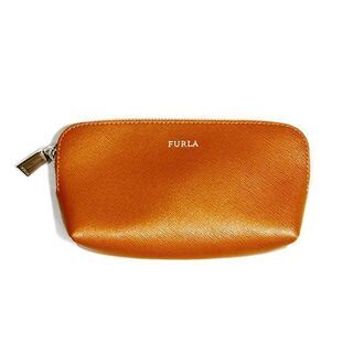 FURLA ポーチ 美品 ブラウン レザー フルラ