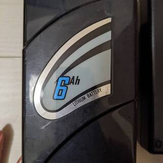 ★取りに来ていただける方大歓迎★電動自転車バッテリーのみ　リチウムバッテリー6A ペルテックTDN-206の画像
