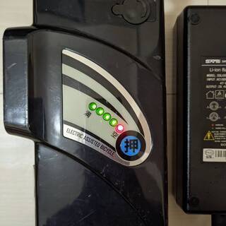 ★取りに来ていただける方大歓迎★電動自転車バッテリーのみ　リチウムバッテリー6A ペルテックTDN-206の画像