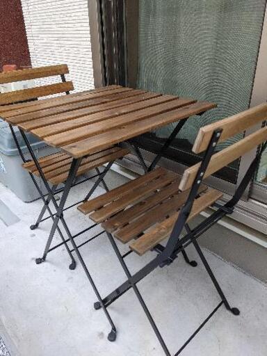 IKEA TÄRNÖ テルノー ガーデンテーブル\u0026チェア