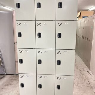 中古　極美品　PLUS　12人用ロッカー　12人ロッカー　シュー...