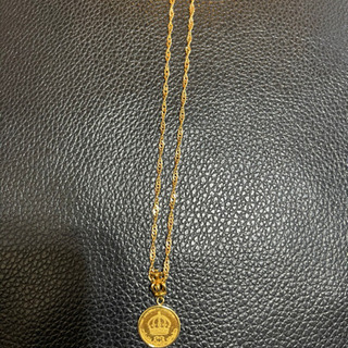 18k ネックレス　コイン24k 