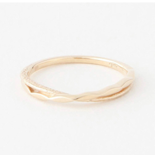 [アガット] agete 【 K10ピンキーリング 】 日本サイズ5号　【新品未使用】の画像