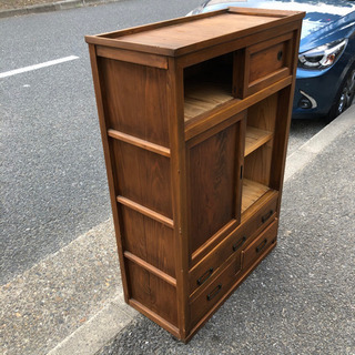古水屋・食器棚・古家具・カップボード・アンティーク・レトロの画像