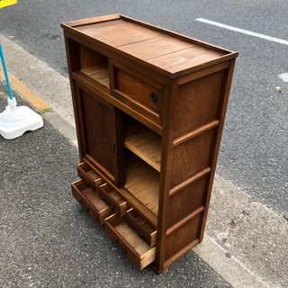 古水屋・食器棚・古家具・カップボード・アンティーク・レトロの画像