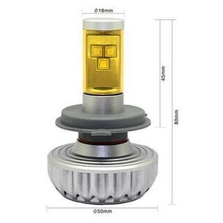 LEDヘッドライト H4 HI-LO 28w  3ｋ-10ｋ 黄色 白 青の画像