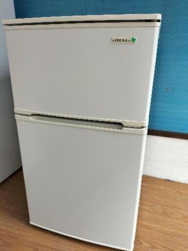 只今、商談中となっております。注目商品その１！！ヤマダ電機　YRZ-C09B1 ホワイト　2ドア冷凍冷蔵庫　90L 2017年製