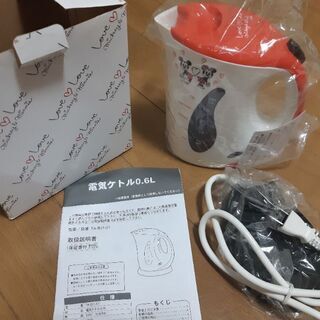 【新品未使用】電気ケトル【おしゃれ】の画像