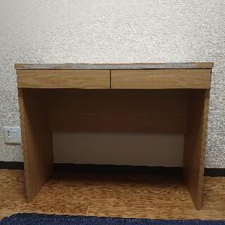 交渉中★ 難あり デスク 机 コンセント付き リメイクにの画像