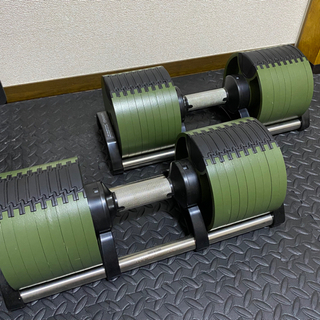 NUOBELL可変式ダンベル 32kg 2kg刻み Green② NUOBELL可変式ダンベル