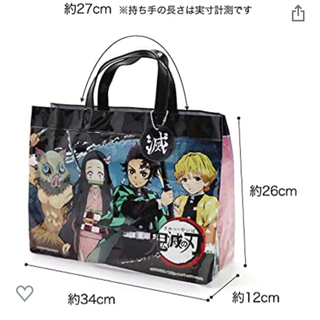 鬼滅の刃　ビニールバック2個セットの画像