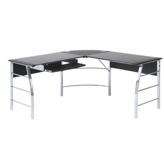 L字型 ガラステーブル 中古品