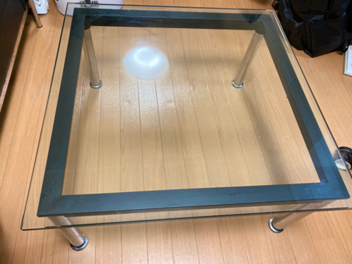 【値下げ】コルビジェ LC10 センターテーブル　ガラス天板