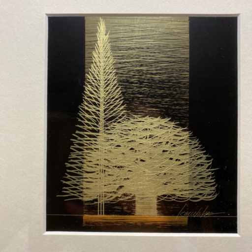 値下げしました‼️】輪島塗 漆藝額 沈金（矢代克彦作） (poko) 大阪