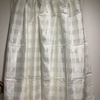 カーテン2枚　105x105cm 無印良品の画像