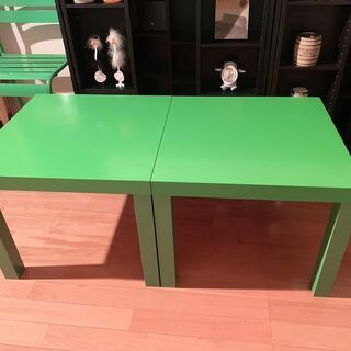 【受付一時中断】IKEAの正方形テーブル2個【無料】あげます★の画像