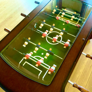 テーブルサッカーゲームの画像