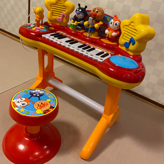 アンパンマン  ピアノ（椅子付き）