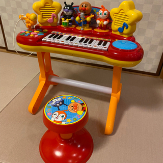 アンパンマン  ピアノ（椅子付き）の画像