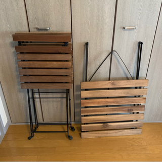 【★状態良好・1000円★】IKEA ガーデンテーブル&チェア