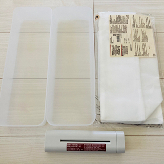 無印良品　仕切りケースほか