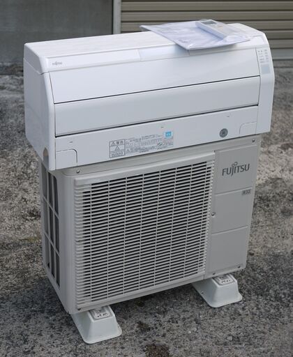 美品 富士通 ルームエアコン AS-R25E 2.5kW 少し大きめ 冷房 7～10畳 暖房 6～8畳 不在ECO 人感センサー 音声お知らせ フィルター自動掃除