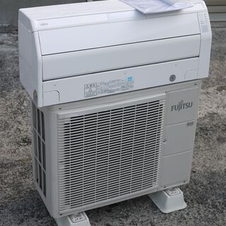 美品 富士通 ルームエアコン AS-R25E 2.5kW 少し大きめ 冷房 7～10畳 暖房 6～8畳 不在ECO 人感センサー 音声お知らせ フィルター自動掃除