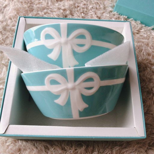 ティファニー　ブルーボックス　ボウル　ペア