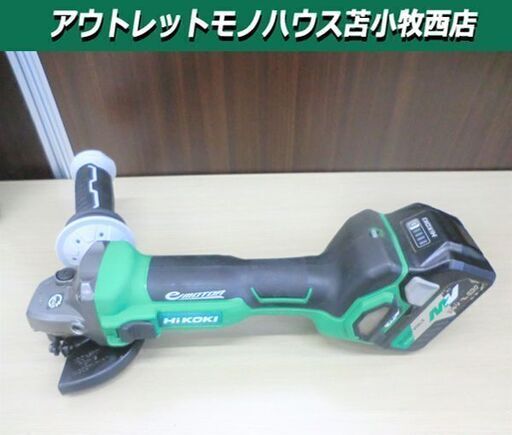 工具 ディスクグラインダー G3610DA HIKOKI 36V 100ｍｍ  マルチボルト 箱あり 日立工機 ハイコーキ グリーン 苫小牧西店