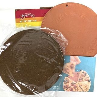 未使用　石釜焼き風ピザストーン+置きの台セット+不思議の国のアリ...