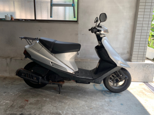 値下げ　アドレス　CE13Ａ　V100 ADDRESS 銀　SUZUKI スズキ　キーシャッター付き　原付二種　小型　ウーバーイーツ