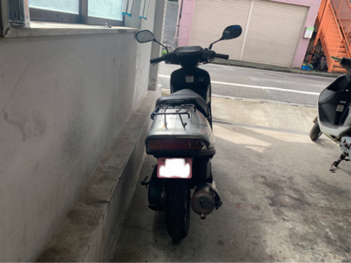 値下げ　アドレス　CE13Ａ　V100 ADDRESS 銀　SUZUKI スズキ　キーシャッター付き　原付二種　小型　ウーバーイーツ