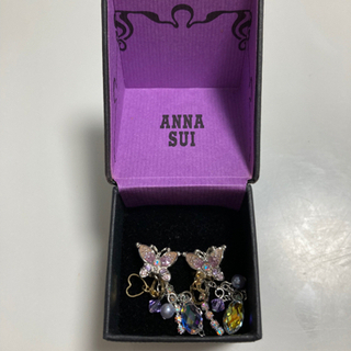 【未使用・箱付き】ANNA SUI 2wayピアス