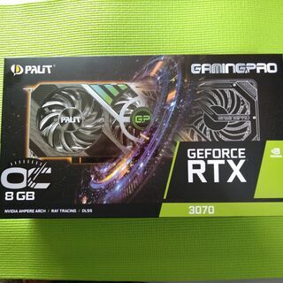 グラフィックボードpalit RTX 3070　中古美品（数量1）