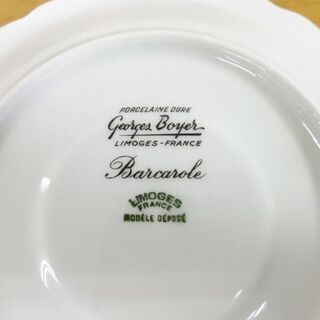 ジョルジュ・ボワイエ ティーカップ&ソーサー 5客 リモージュ 小花 金彩 バルカロール 札幌 中央区の画像