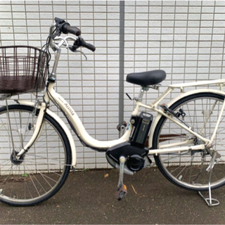 ホワイト 電動アシスト自転車 千葉県船橋市 中古】船橋駅の電動