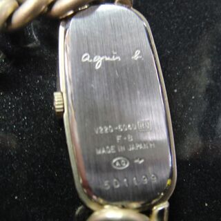 agnès b.　アニエスベー　レディース　腕時計　V220-5040　ブレスレット時計　アクセサリーの画像
