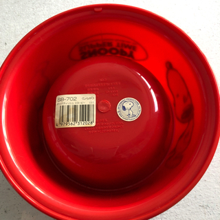 【未使用品】小型犬ペット食器・スヌーピー⓶の画像