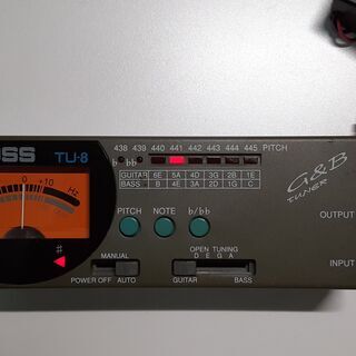 【週末特価】チューナー BOSS G&B Tuner TU-8