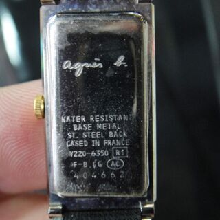 agnès b.　アニエスベー　V220-6350　レディース　腕時計　革ベルトの画像