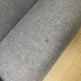 ソファー グレー（2人がけ）の画像