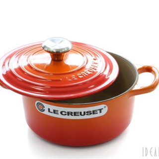 【新品未使用】LE CREUSET 18cm 箱付き 新品未使用】LE CREUSET 18cm ココット・ロンド ミストグレー - メルカリ