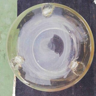 中古　丸型ガラス金魚鉢の画像