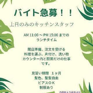 ランチタイムのみ平日～土日まで