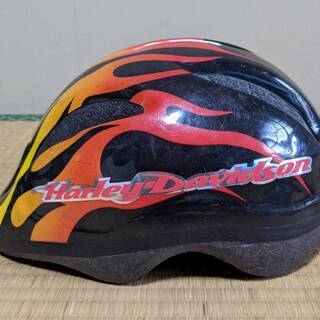 子供用 自転車ヘルメット(ハーレーダビッドソン)中古の画像