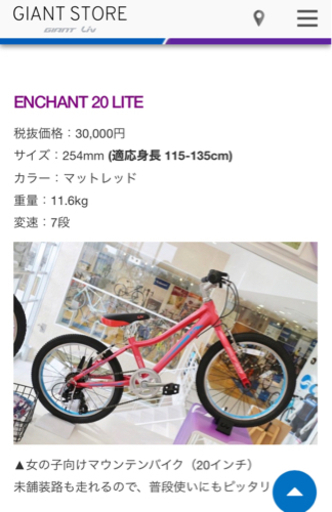 (本体未使用に近い)GIANT  LIVクロスバイク