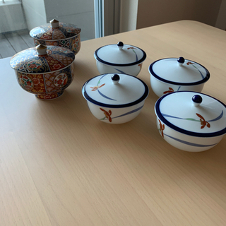 湯呑み　蓋付き　香蘭社