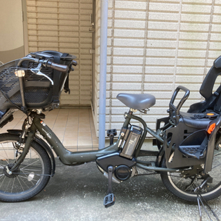 バッテリー新品12.3ah電動ママチャリ(三人乗り)