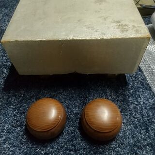 Y!　【蔵出し商品】　碁盤　碁石　木製　骨董　現状渡しの画像