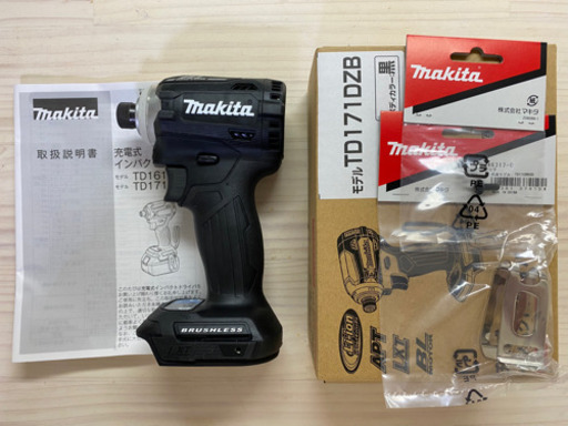 TATAさん　マキタ TD171DZB 18V  充電式 インパクトドライバ 黒